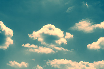 Image showing Fluffy clouds