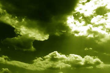 Image showing Sky after cataclysm. Abstract background