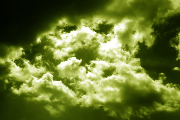 Image showing Sky after cataclysm. Abstract background