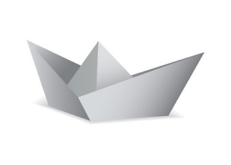 Image showing origami paper boat