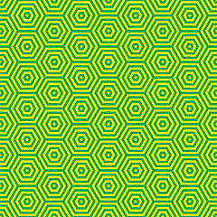 Image showing Retro seventies green pattern