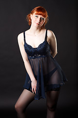 Image showing Lingerie portrait.