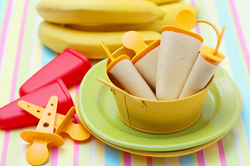 Image showing banana ice creams