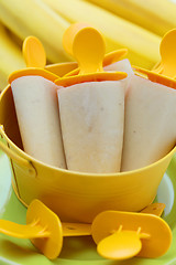 Image showing banana ice creams