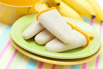 Image showing banana ice creams