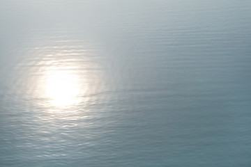 Image showing sun reflected on water