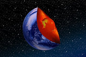 Image showing core of the earth