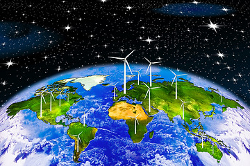 Image showing renewable energy in the world