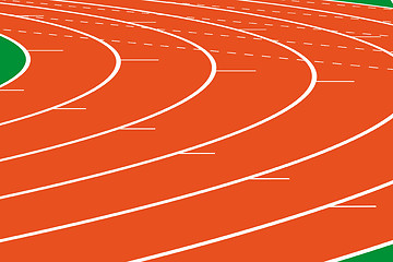 Image showing athletics track