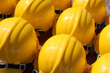 Image showing Bunch of helmets