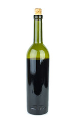 Image showing Wine bottle isolated on the white background