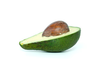 Image showing Avocado half with kernel