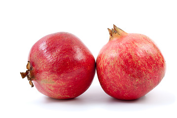 Image showing Two pomegranates
