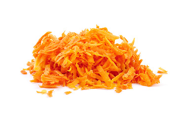 Image showing Some grated carrot