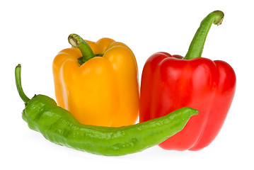 Image showing Bell and chili peppers