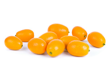 Image showing Few kumquat fruits