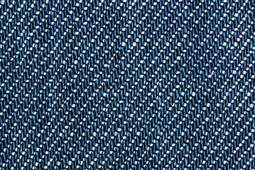 Image showing Macro shot of blue denim