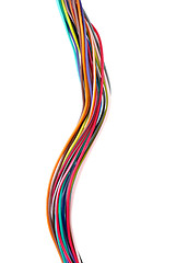 Image showing Bunch of different colored wires