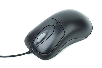 Image showing Stylish black optical mouse