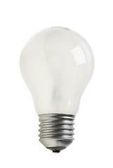 Image showing Matted tungsten light bulb