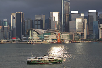 Image showing Hong Kong harbour