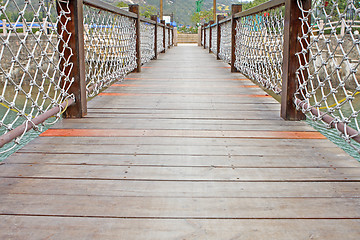 Image showing wood bridge
