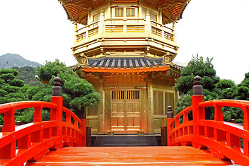 Image showing The Pavilion of Absolute Perfection in the Nan Lian Garden, Hong