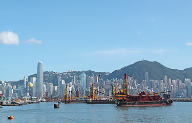 Image showing Hong Kong Skyline in the afternoon. 