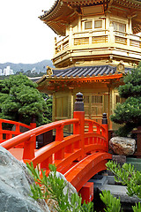 Image showing The Pavilion of Absolute Perfection in the Nan Lian Garden, Hong