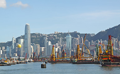 Image showing Hong Kong Skyline in the afternoon. 