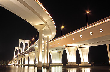 Image showing Sai Van bridge in Macau 