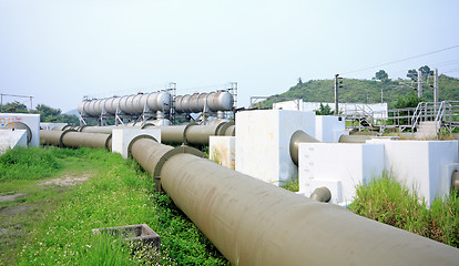 Image showing gas pipe line 