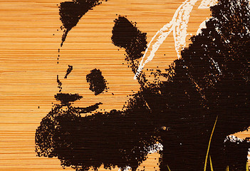 Image showing panda paint