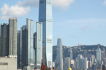 Image showing Hong Kong Skyline in the afternoon. 