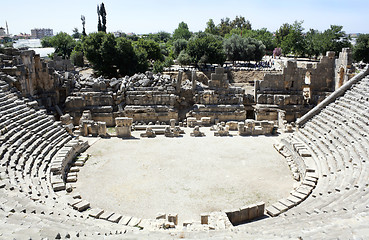 Image showing Amphitheater in Myra
