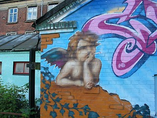 Image showing Smoking Angel