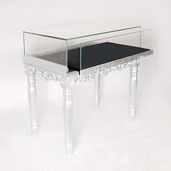 Image showing silver display table