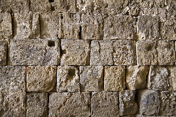 Image showing Texture of old bricks wall background 