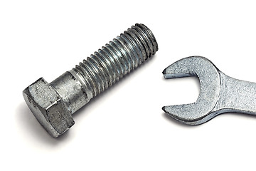 Image showing wrench and bolt