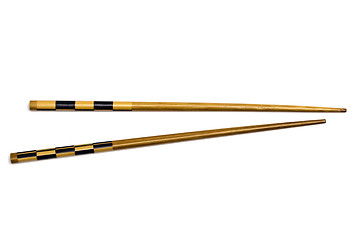 Image showing Wood chopsticks