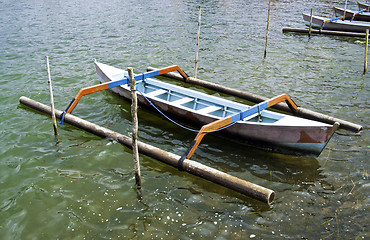 Image showing Rural traditional indonesian boat