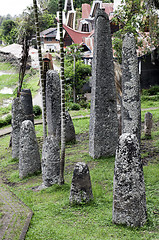 Image showing  Traditional family burial site