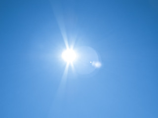 Image showing sun lens flare