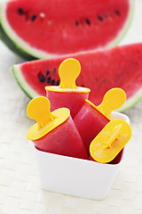 Image showing watermelon ice-cream