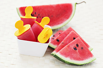 Image showing watermelon ice-cream