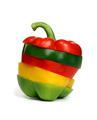 Image showing Peppers on a white background.