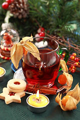 Image showing Hot drink for winter and Christmas