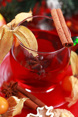 Image showing Hot wine punch 