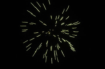 Image showing Green firework 2