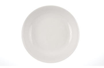 Image showing Empty white plate